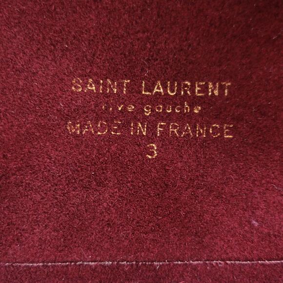 Vintage St Laurent Suede Belt 36\